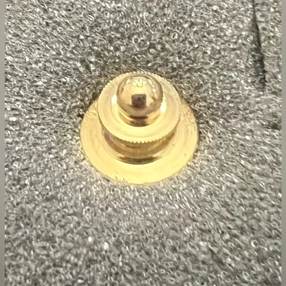 Vintage Avon #1 Babysitter Tac Pin Brooch w/ Rhinestones Gold Tone with box - Picture 6 of 7